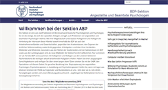 Desktop Screenshot of bdp-abp.de